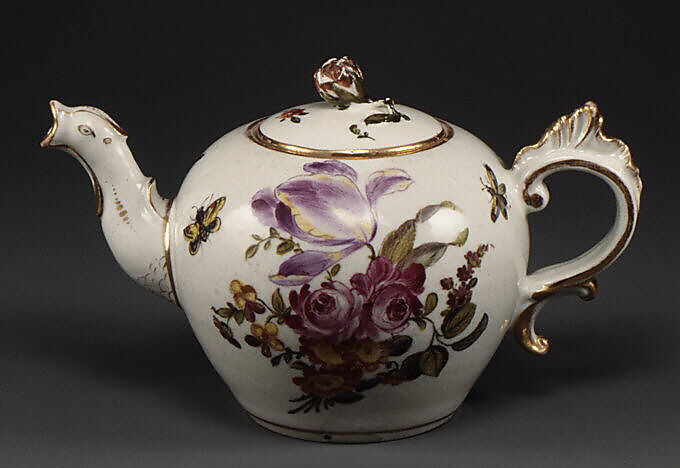 Teapot, Meissen Manufactory (German, 1710–present), Hard-paste porcelain, German, Meissen 