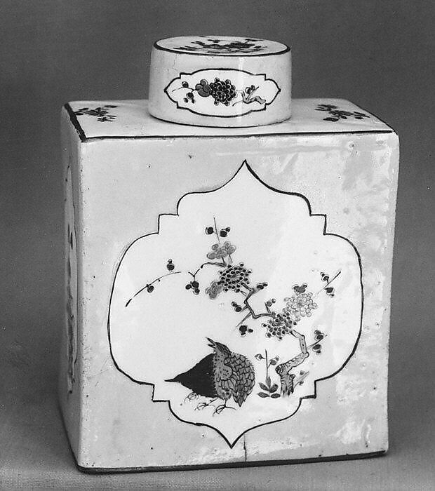 Tea caddy, Meissen Manufactory (German, 1710–present), Hard-paste porcelain, German, Meissen 