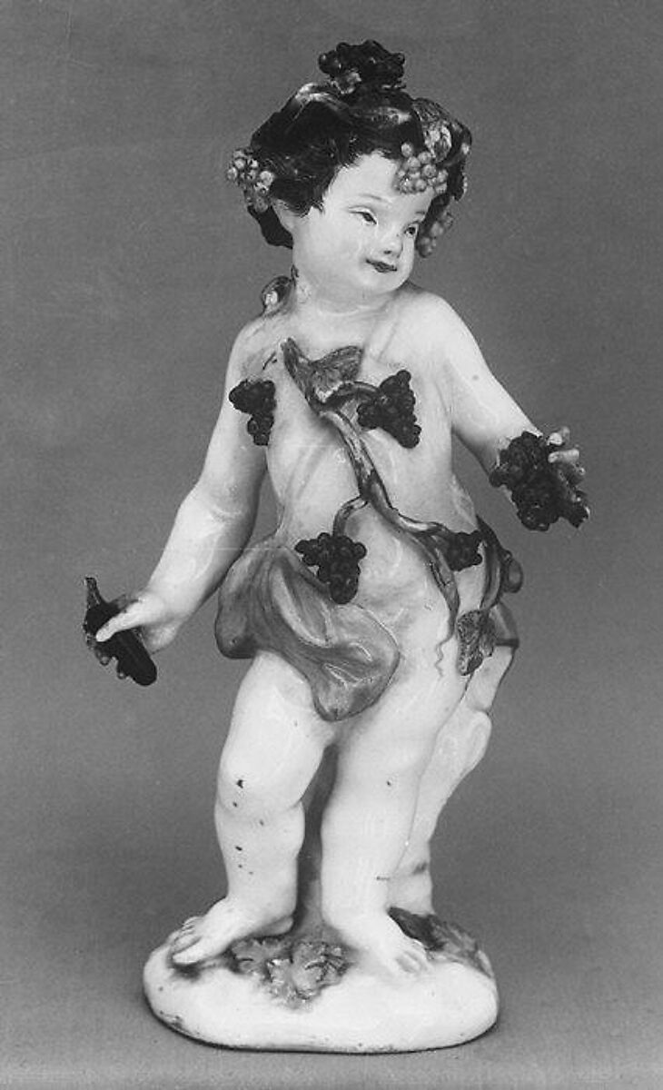 Bacchus, Meissen Manufactory (German, 1710–present), Hard-paste porcelain, German, Meissen 