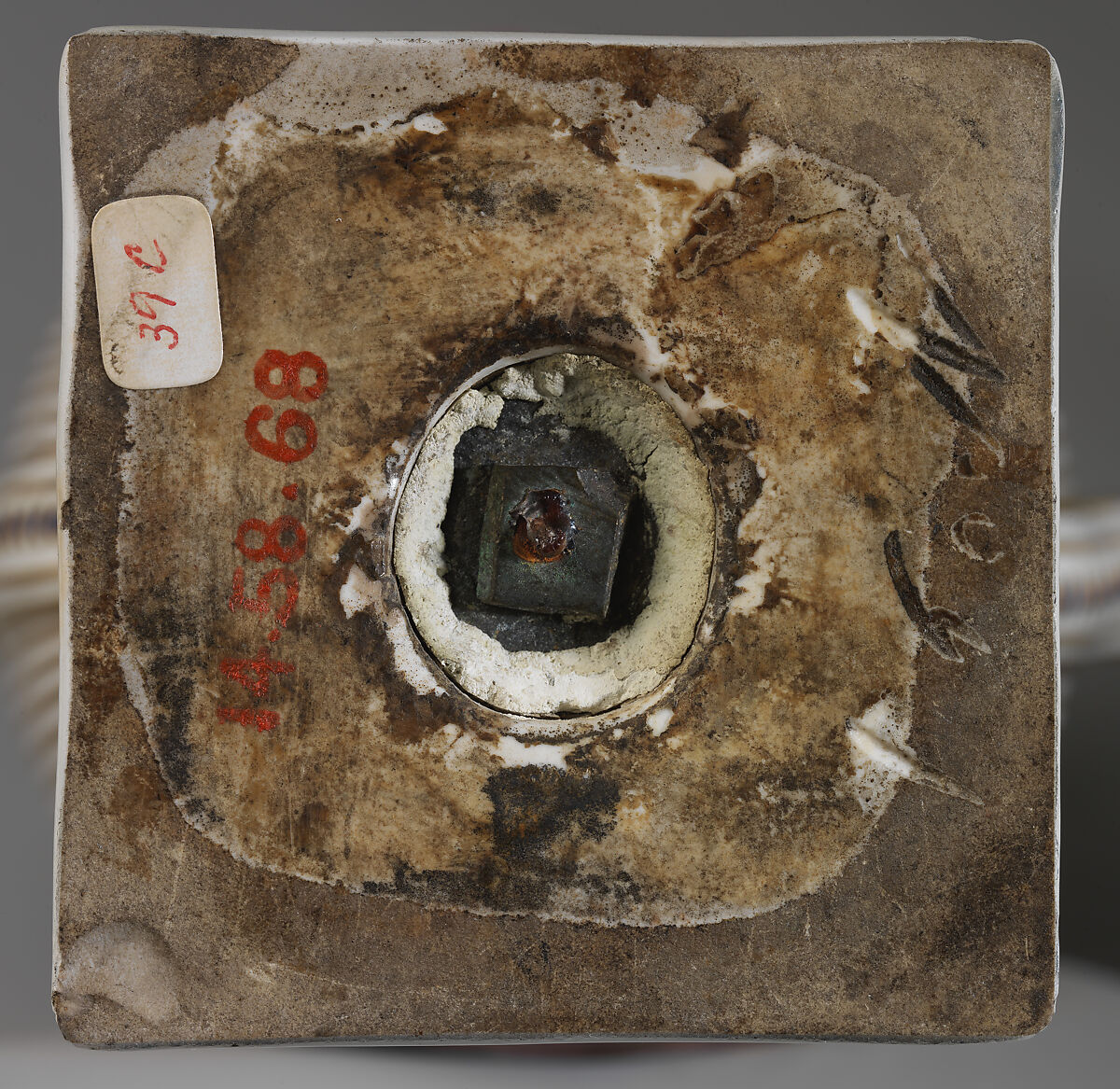 Vase with cover, Derby Porcelain Manufactory (British, Chelsea-Derby period, 1769–1784), Soft-paste porcelain, British, Chelsea-Derby