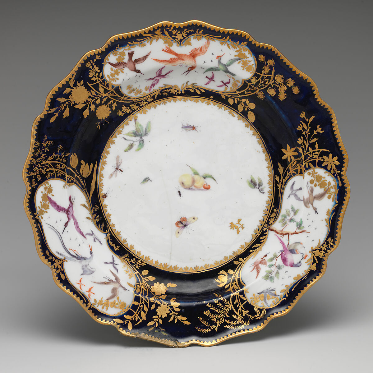 Stand, Chelsea Porcelain Manufactory (British, 1745–1784, Gold Anchor Period, 1759–69), Soft-paste porcelain, British, Chelsea 