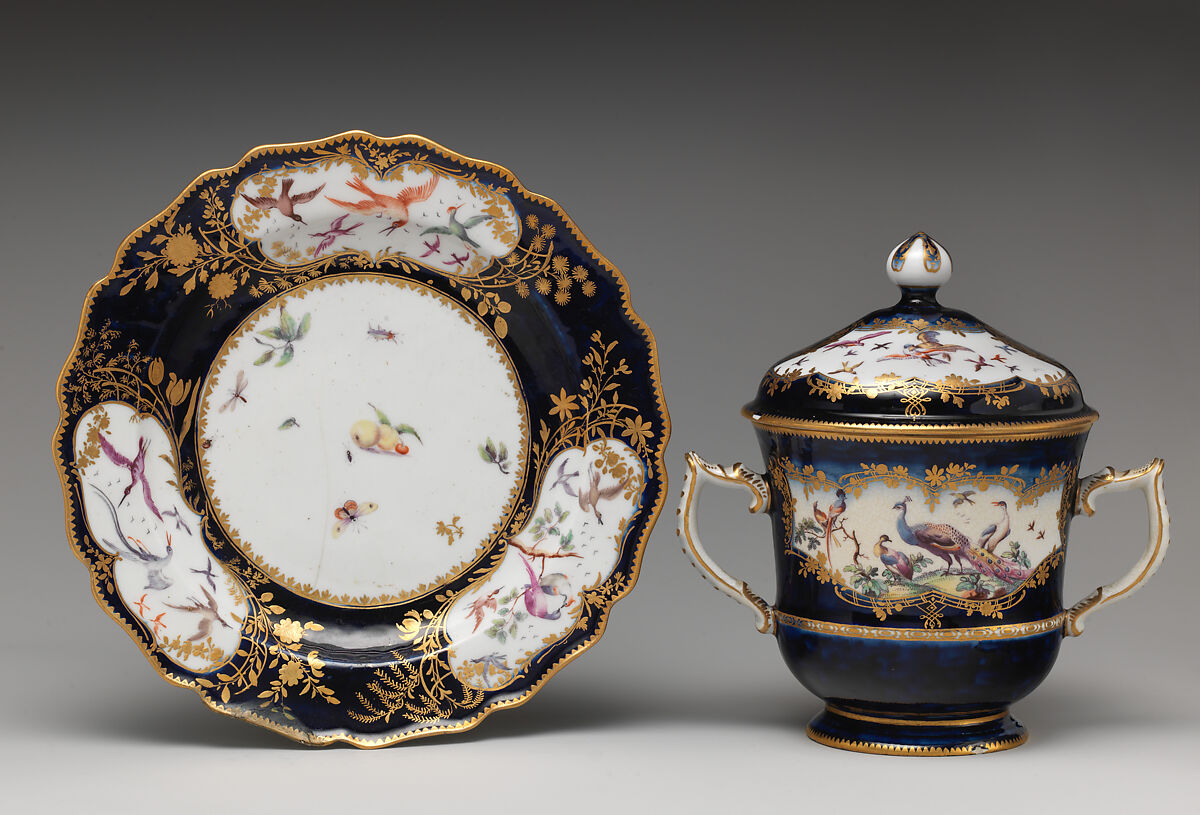 Stand, Chelsea Porcelain Manufactory (British, 1745–1784, Gold Anchor Period, 1759–69), Soft-paste porcelain, British, Chelsea