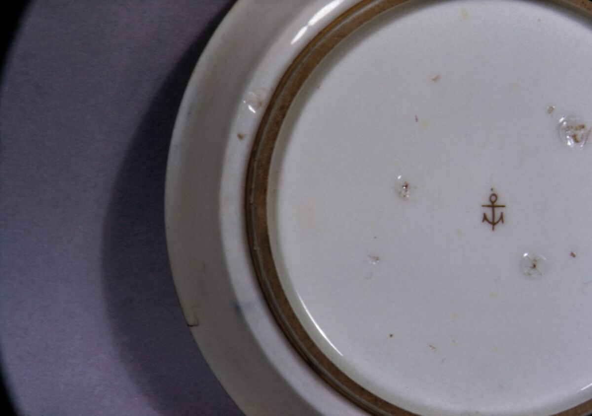 Cup and saucer, Chelsea Porcelain Manufactory (British, 1745–1784, Gold Anchor Period, 1759–69), Soft-paste porcelain, British, Chelsea