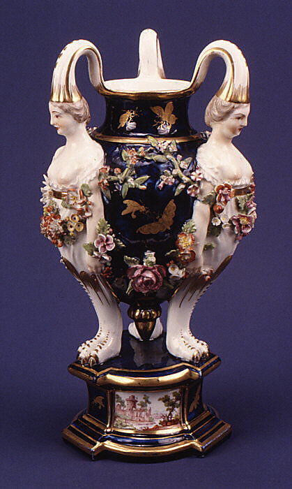 Incense burner, Possibly made at Chelsea Porcelain Manufactory (British, 1744–1784), Soft-paste porcelain, British, Chelsea-Derby 