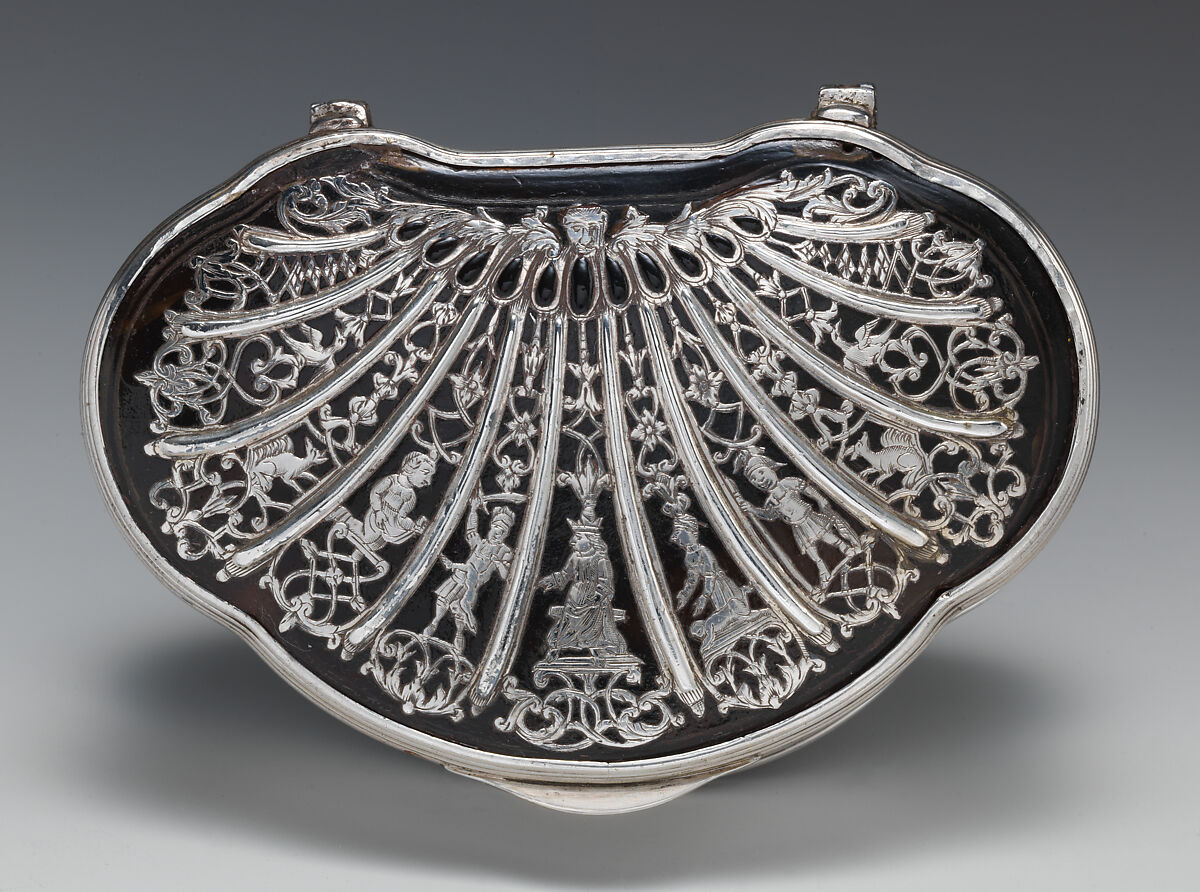 Box, Charles Lamb (w. 1893) (maker of box), Silver, tortoiseshell, probably British or possibly Irish, Dublin