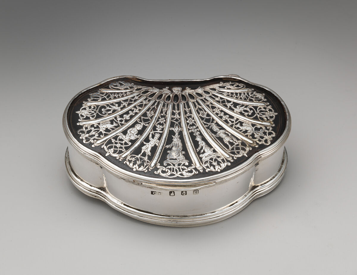 Box, Charles Lamb (w. 1893) (maker of box), Silver, tortoiseshell, probably British or possibly Irish, Dublin 