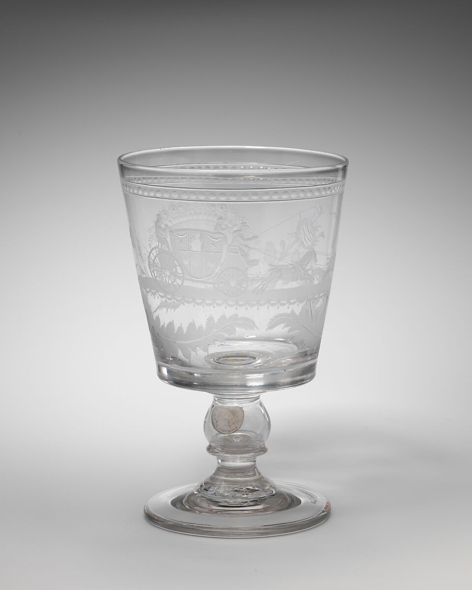 Goblet, Glass, British