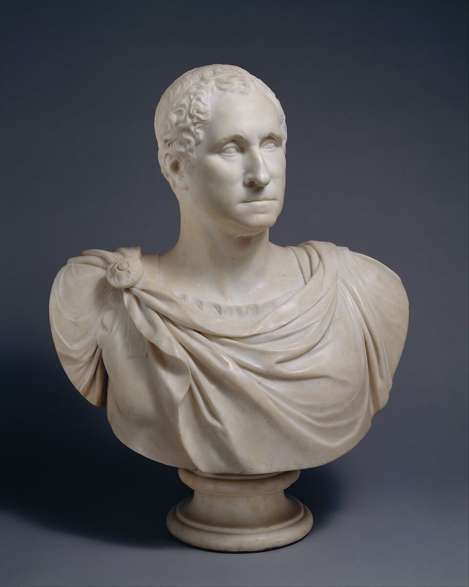 George Washington, Giuseppe Ceracchi (Italian, 1751–1802), Marble, Italian, Florence 
