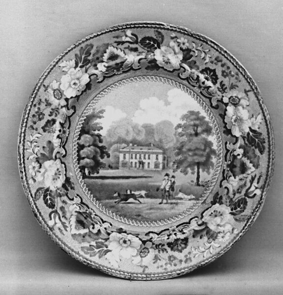 Plate, William Adams &amp; Sons (British, active ca. 1819–present), Pottery, British, Staffordshire 