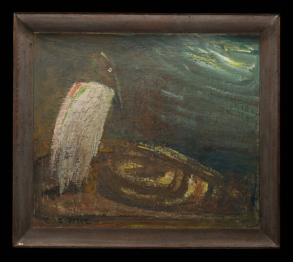 Bird by the Sea, Clayton S. Price (American, Bedford, Iowa 1874–1950 Portland, Oregon), Oil on canvas, American