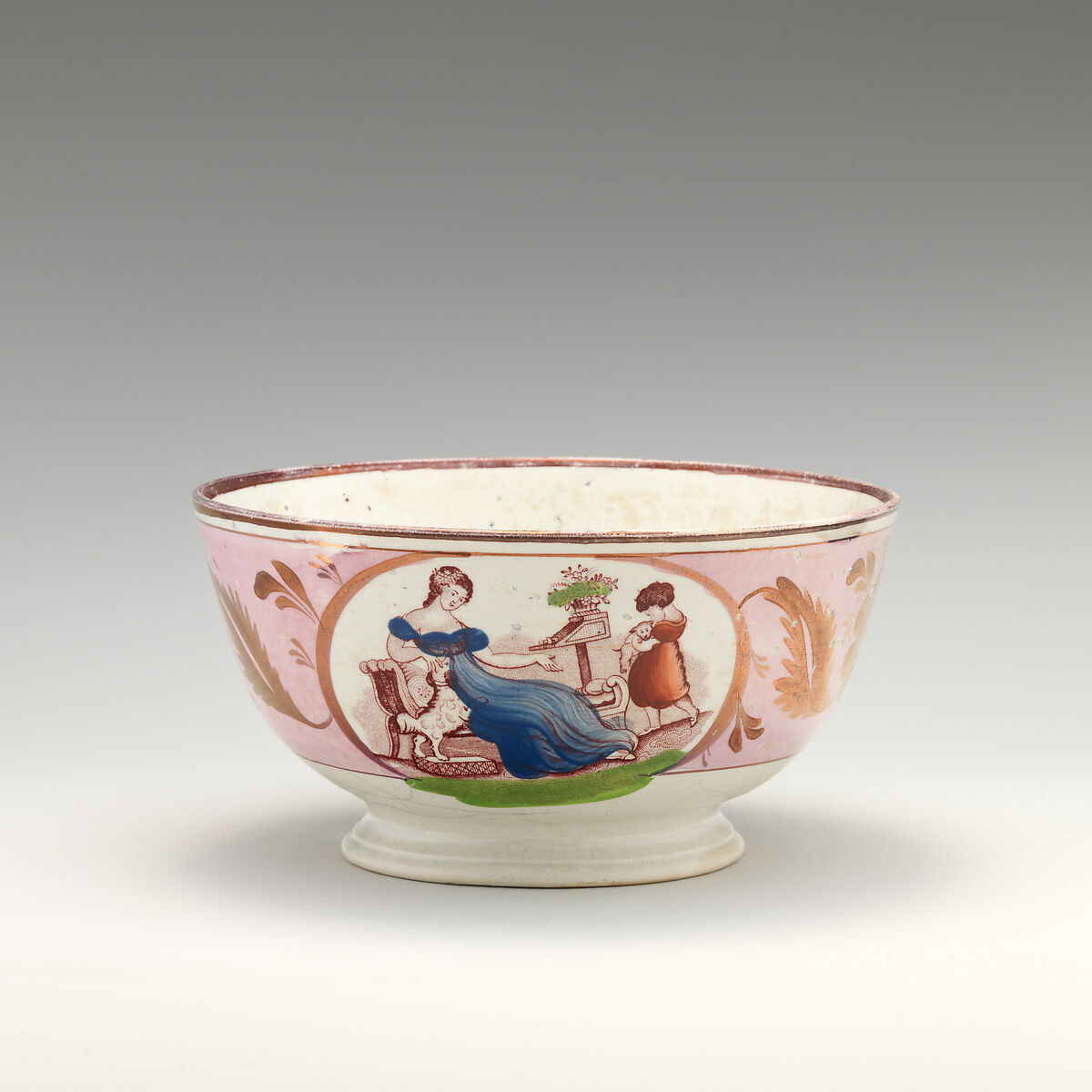 Bowl, Possibly Dawson &amp; Co., Pottery, British, Newcastle 