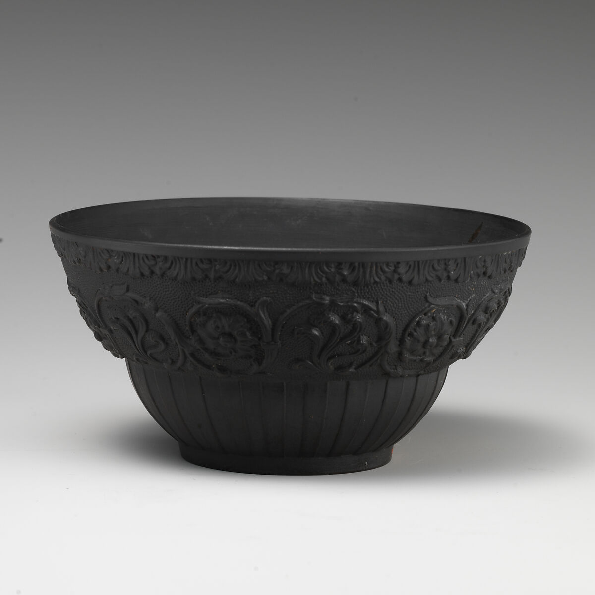 Bowl, Wedgwood and Bentley (British, Etruria, Staffordshire, 1769–1780), Basalt ware, British, Etruria, Staffordshire 