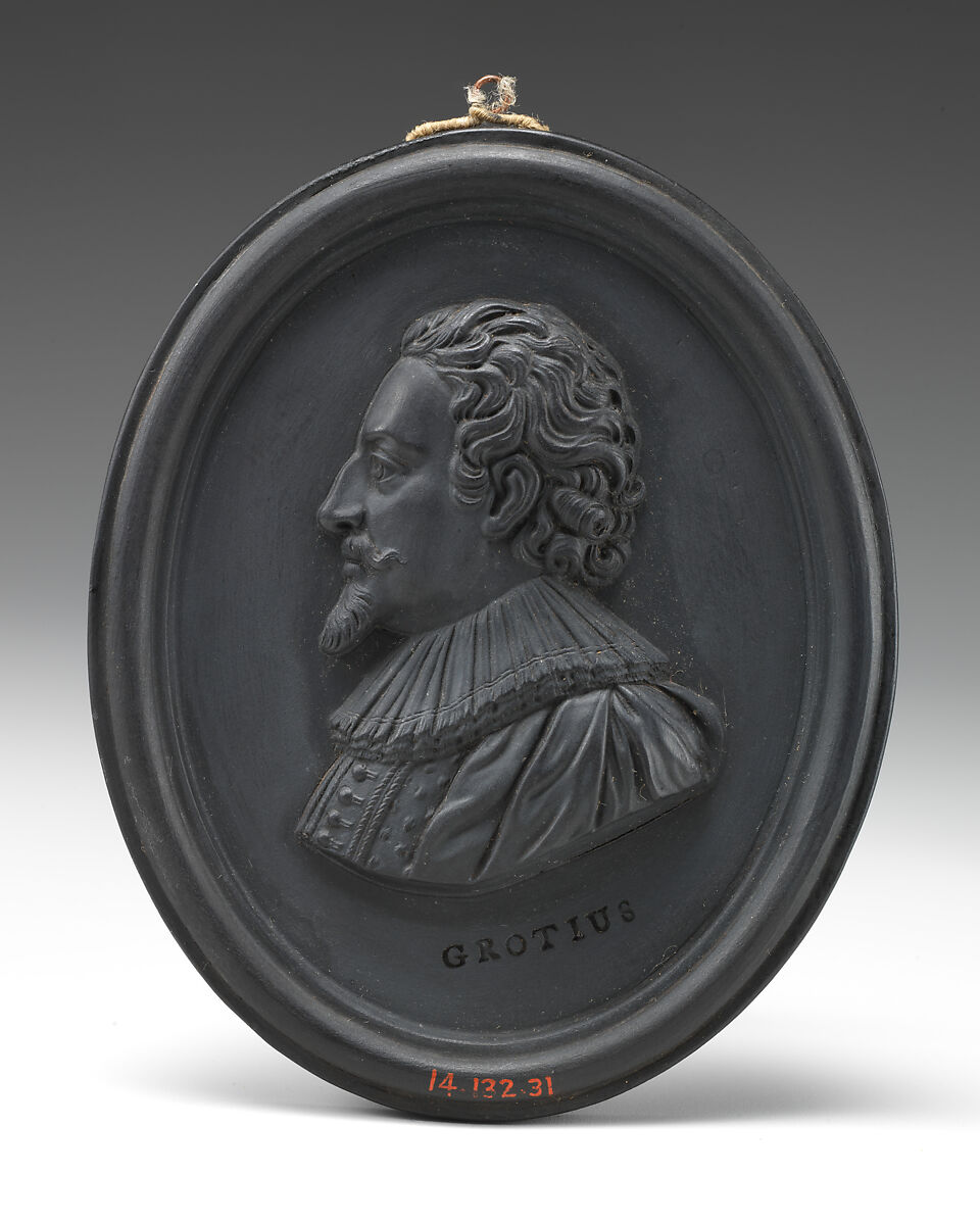 Hugo Grotius (1583–1645), Wedgwood and Bentley (British, Etruria, Staffordshire, 1769–1780), Basalt ware, British, Etruria, Staffordshire 