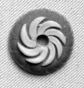 Button, Josiah Wedgwood and Sons (British, Etruria, Staffordshire, 1759–present), Jasper dip, British, Staffordshire 