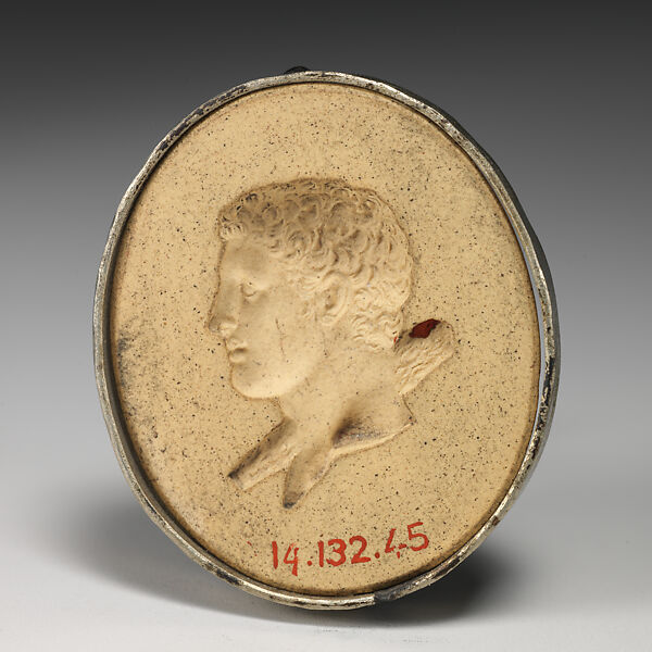 Intaglio, Josiah Wedgwood and Sons (British, Etruria, Staffordshire, 1759–present), Jasperware, British, Etruria, Staffordshire 