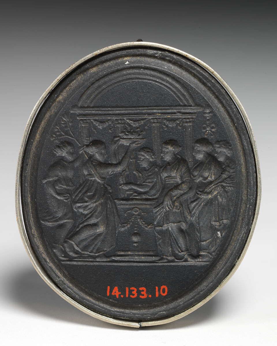 Intaglio, Josiah Wedgwood (British, Burslem, Stoke-on-Trent 1730–1795 Burslem, Stoke-on-Trent), Basalt, British, Staffordshire 