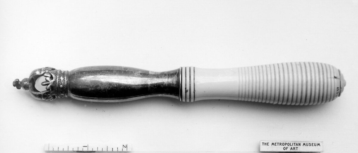 Bailiff's mace, Silver, ivory, British 