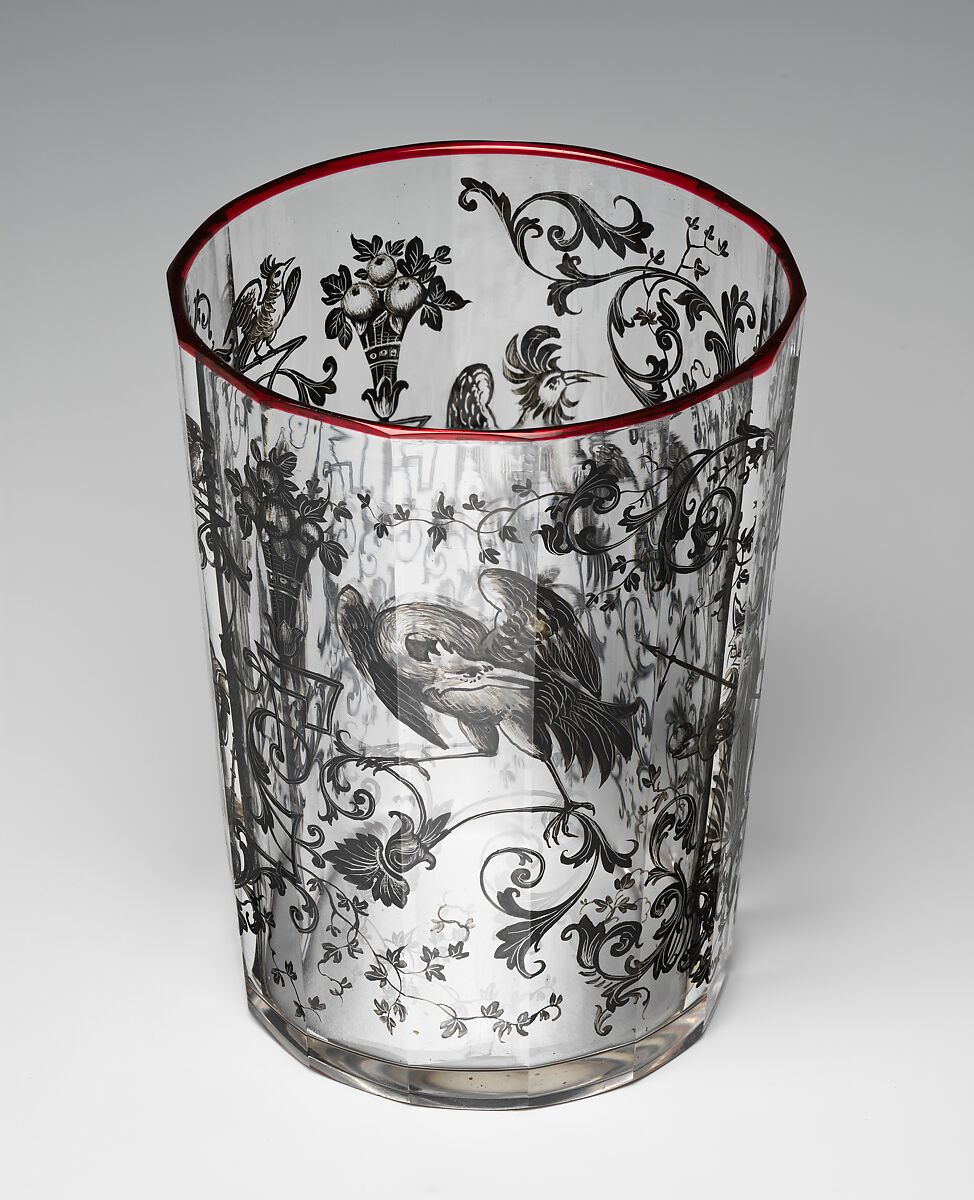 Tumbler, Glass, Southern German