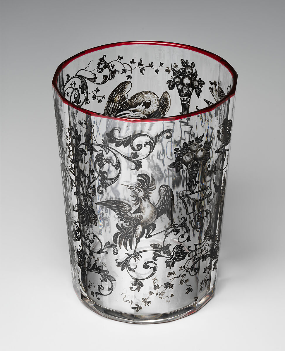 Tumbler, Glass, Southern German
