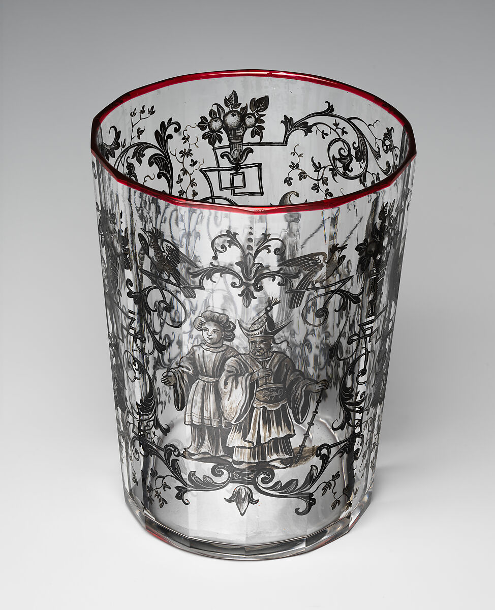 Tumbler, Glass, Southern German