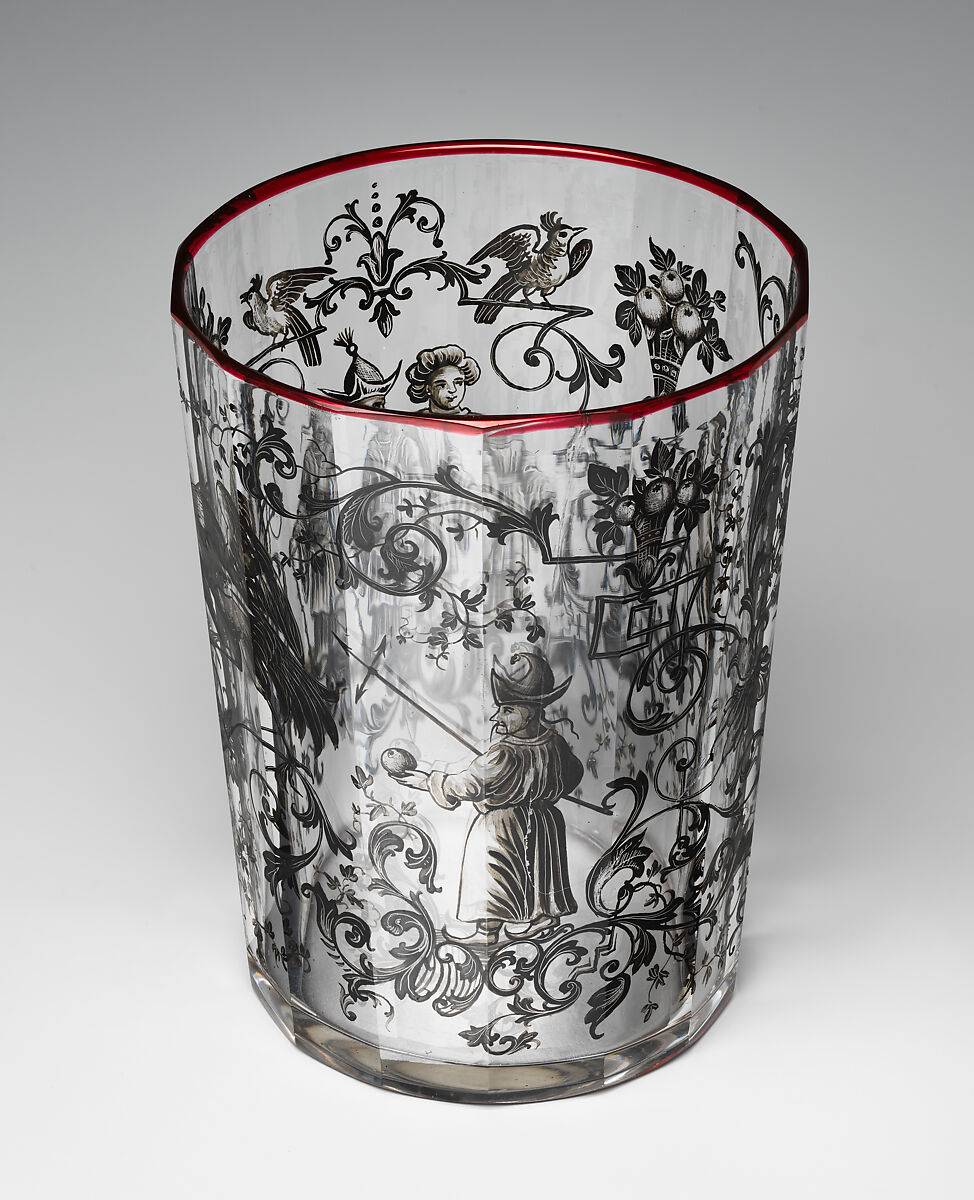 Tumbler, Glass, Southern German 