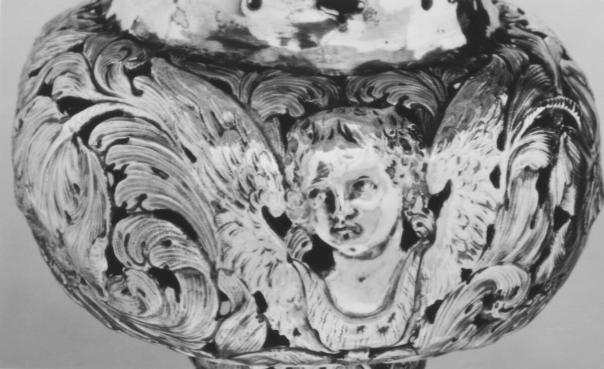 Sanctuary lamp, Johannes I. Mayr (1629–1687), Silver, German, Augsburg