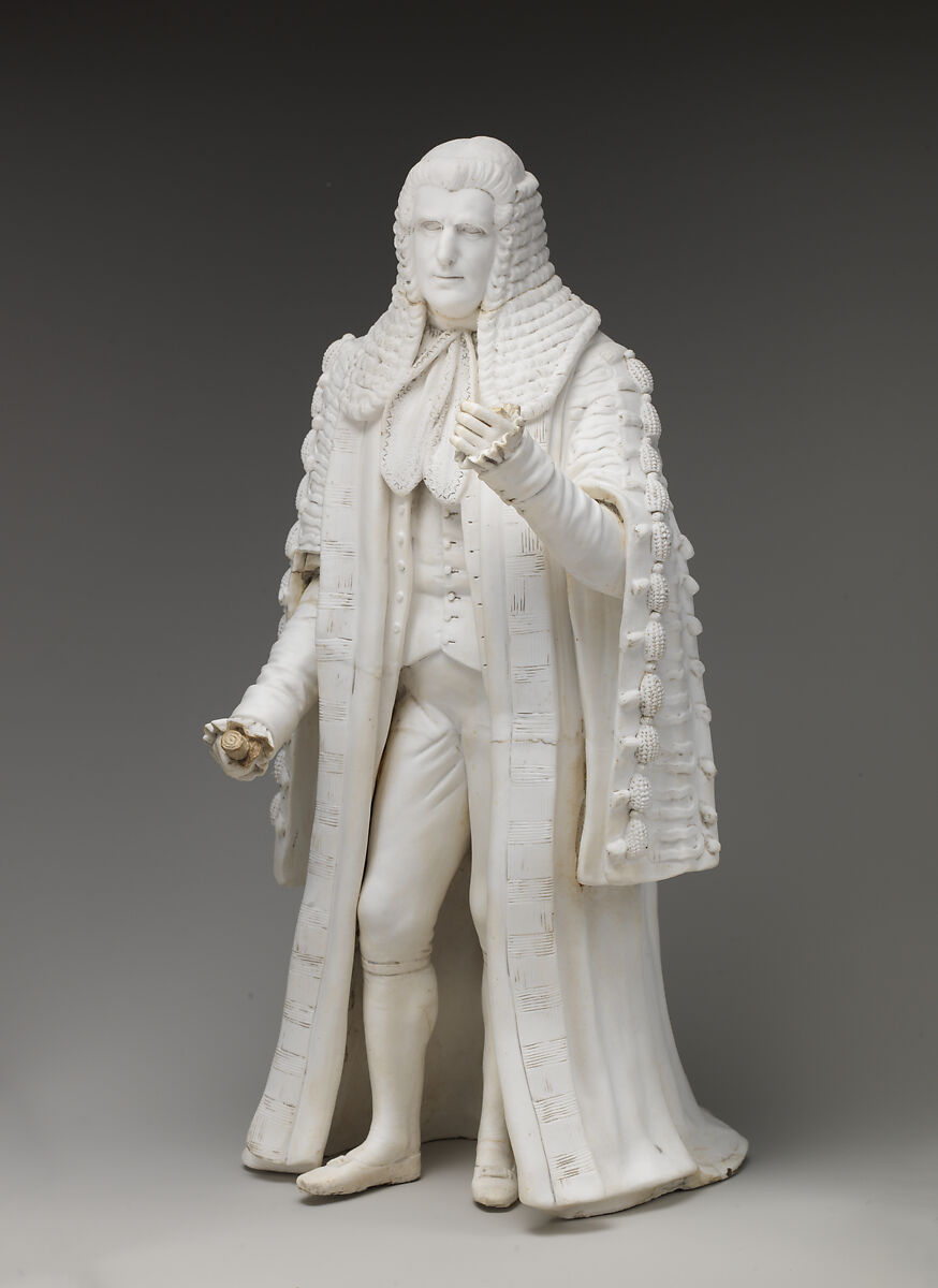 Lord Lyndhurst, Samuel Alcock &amp; Co., Unglazed porcelain (Parian ware), British, Staffordshire 