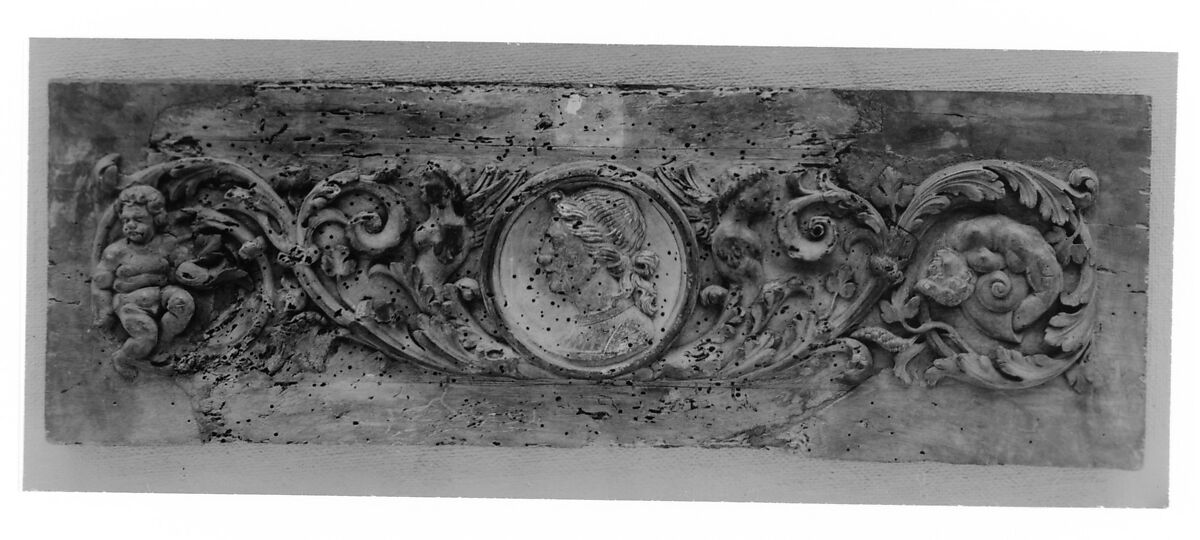 Frieze, Carved walnut, French 