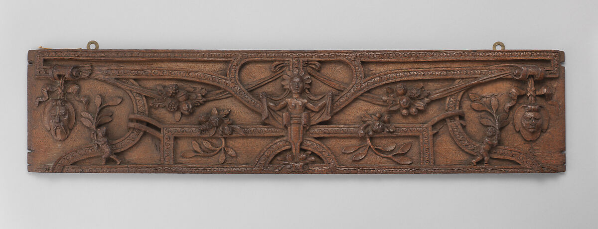 Panel, Carved oak, Dutch or Flemish or British 