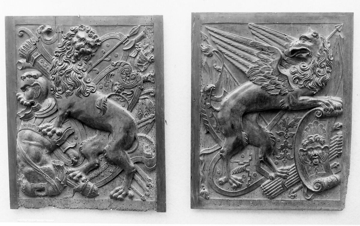 Panel, School of Jean Goujon (French, ca. 1510–ca. 1565 Bologna (?)), Carved walnut, French