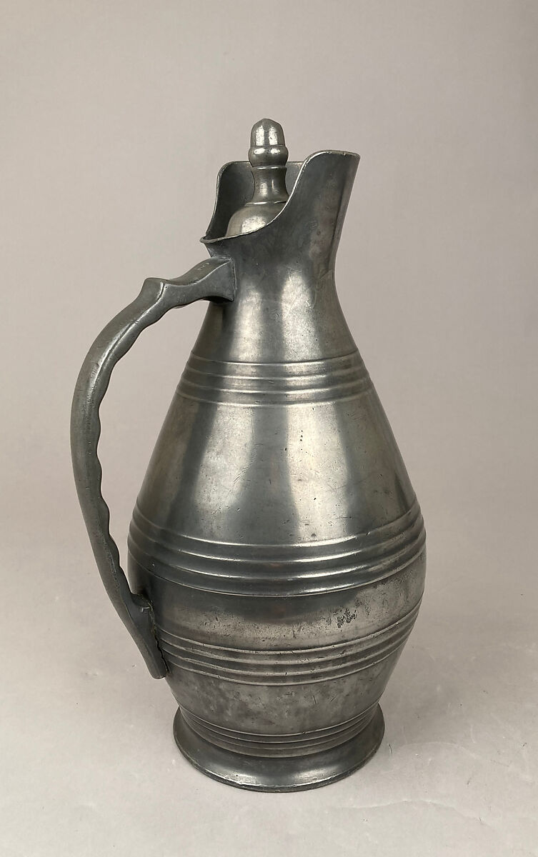 Flagon (pot à vin), Pewter, French