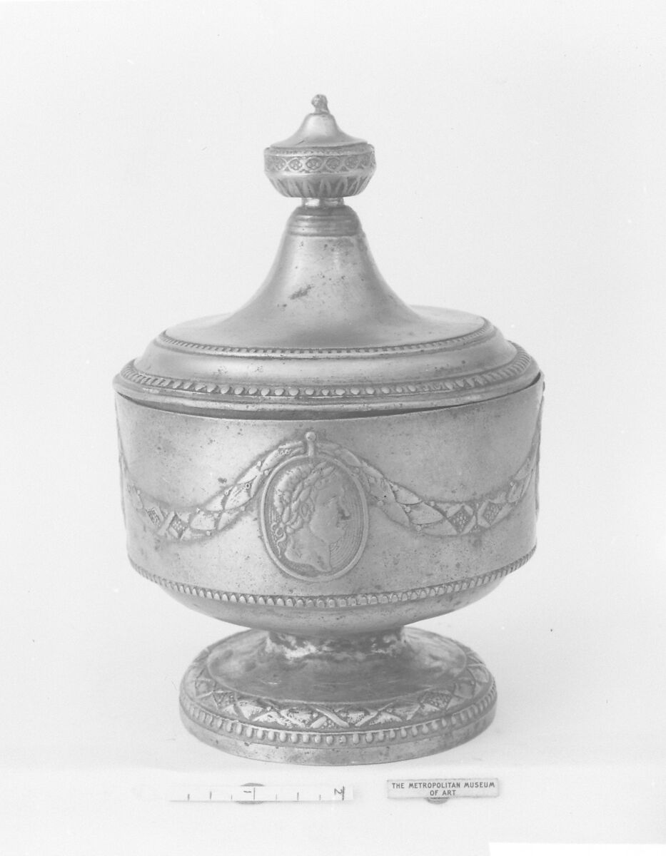 Tobacco box, Pewter, Dutch 