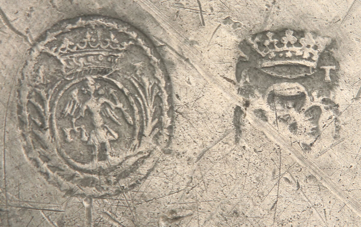 Plate, Pewter, Belgian, Saint Hubert