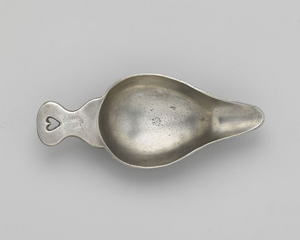 Pap boat, Pewter, British or Dutch