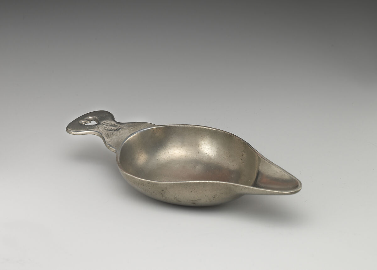 Pap boat, Pewter, British or Dutch 