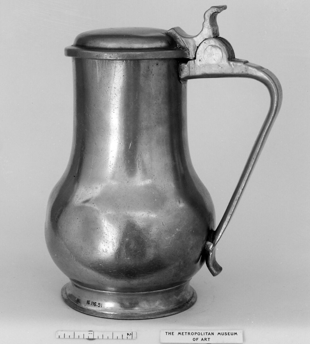 Flagon, Pewter, Dutch 