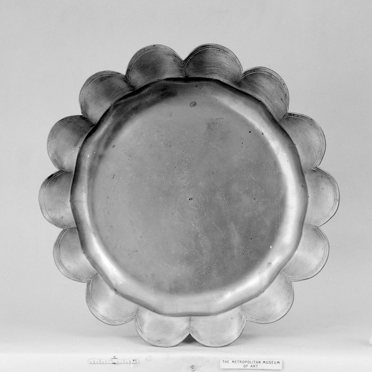 Dish, Pewter, French 