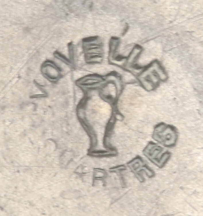 Pitcher (Pichet balustre avec gobelet en botte), Charles Vovelle (French, 1850–1921), Pewter, French, Chartes