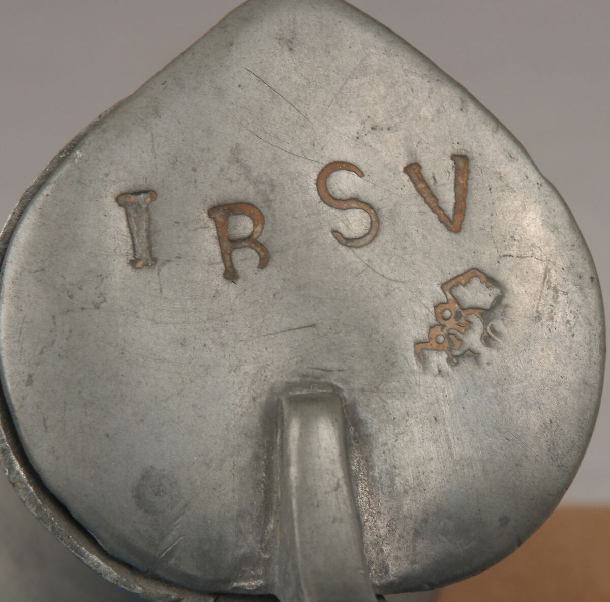 Alcohol measure "Demoiselle", Robert Toussaint Baillard (French, active 1743–1786), Pewter, French, Rouen