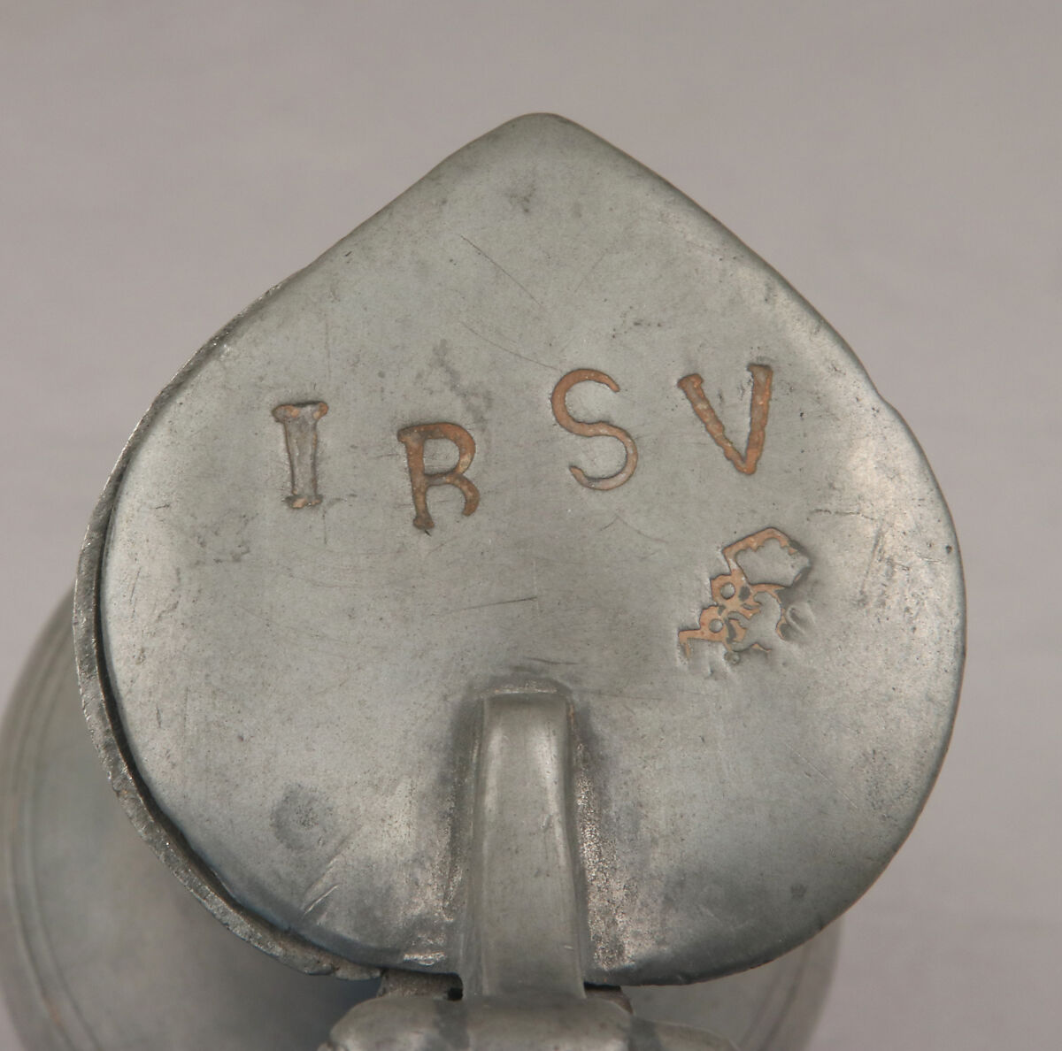 Alcohol measure "Demoiselle", Robert Toussaint Baillard (French, active 1743–1786), Pewter, French, Rouen