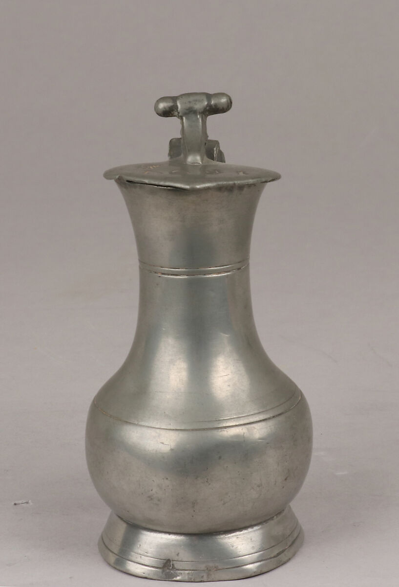 Alcohol measure "Demoiselle", Robert Toussaint Baillard (French, active 1743–1786), Pewter, French, Rouen
