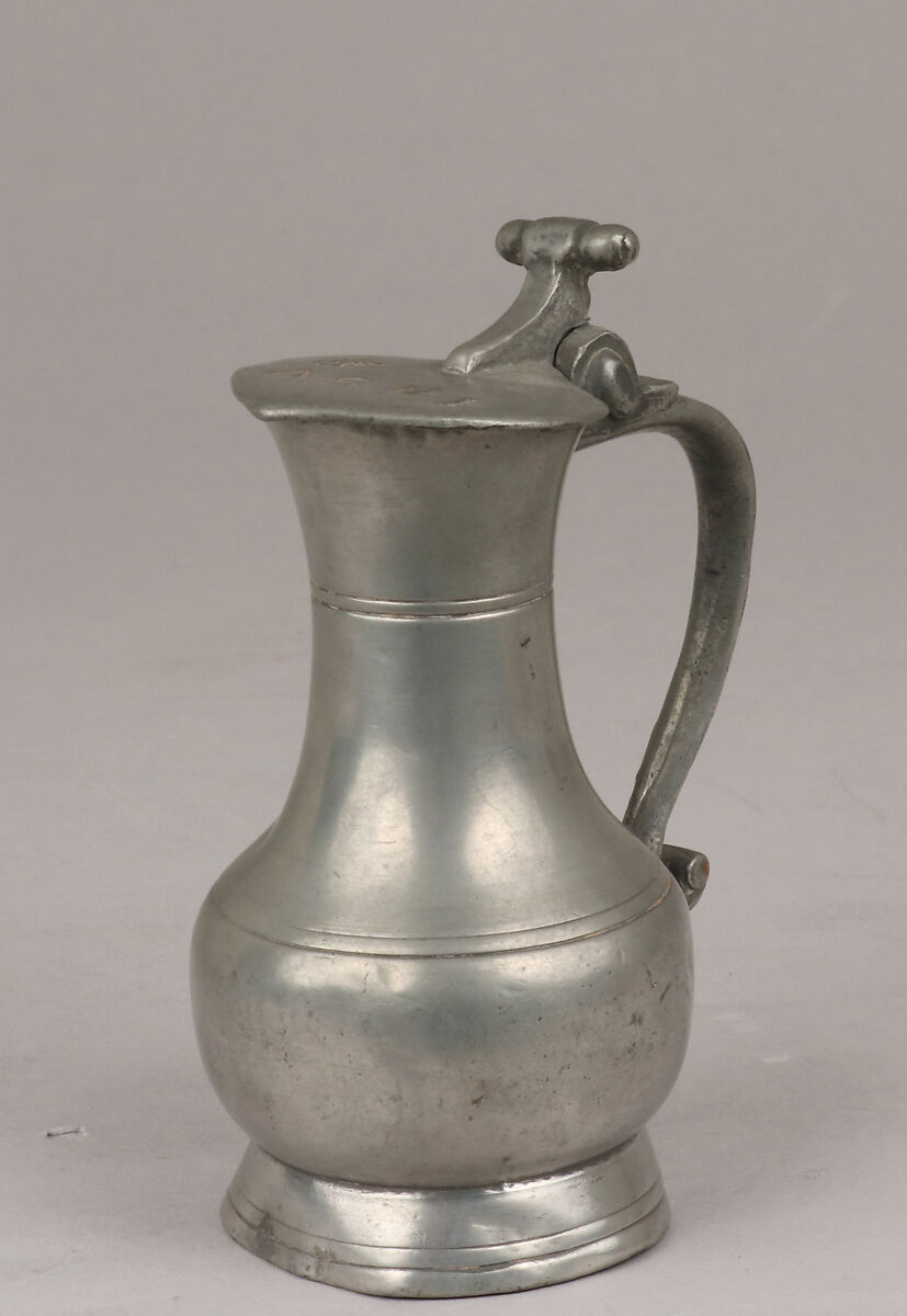 Alcohol measure "Demoiselle", Robert Toussaint Baillard (French, active 1743–1786), Pewter, French, Rouen