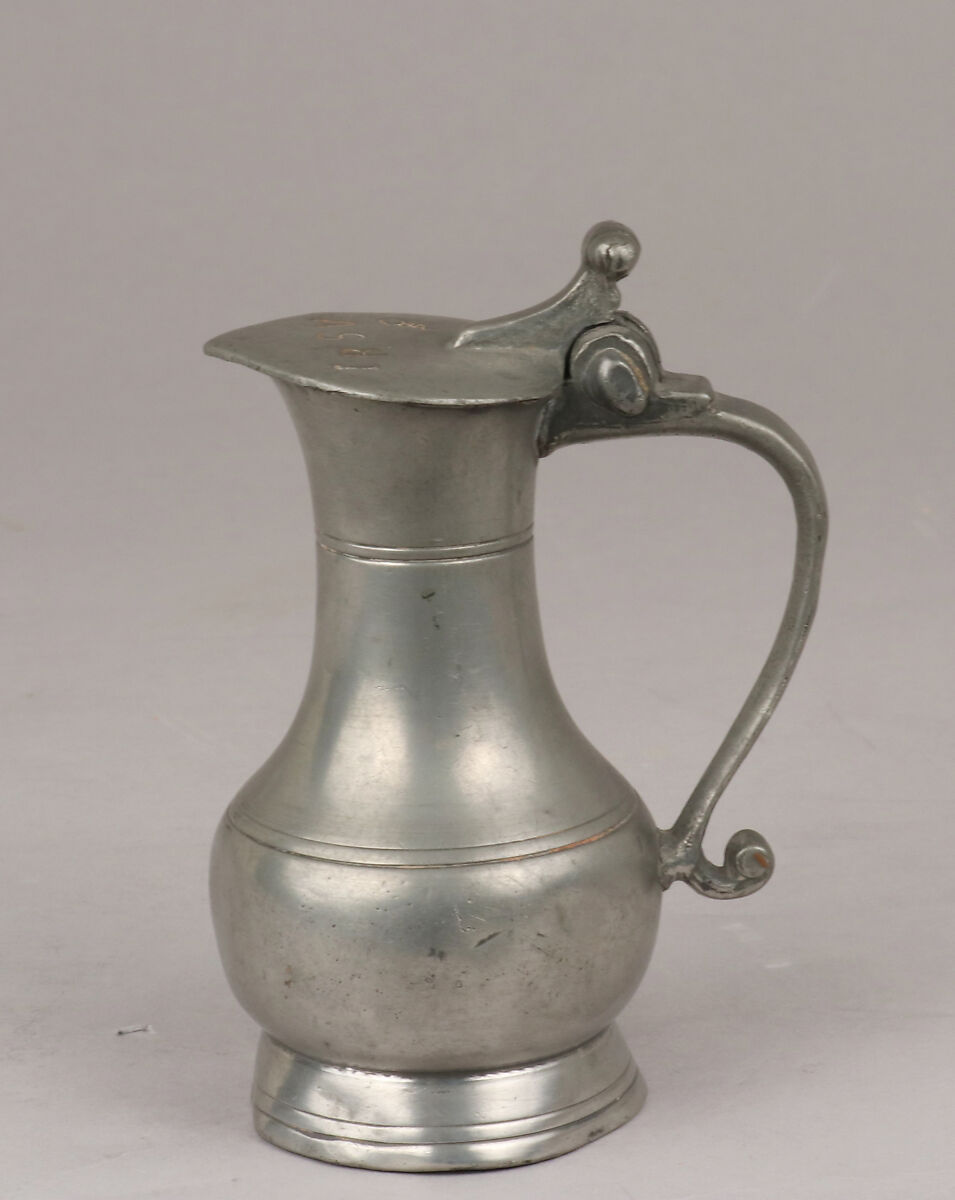 Alcohol measure "Demoiselle", Robert Toussaint Baillard (French, active 1743–1786), Pewter, French, Rouen 