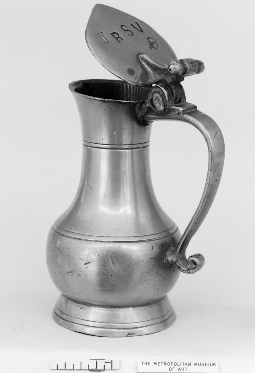 Alcohol measure "Demoiselle", Robert Toussaint Baillard (French, active 1743–1786), Pewter, French, Rouen