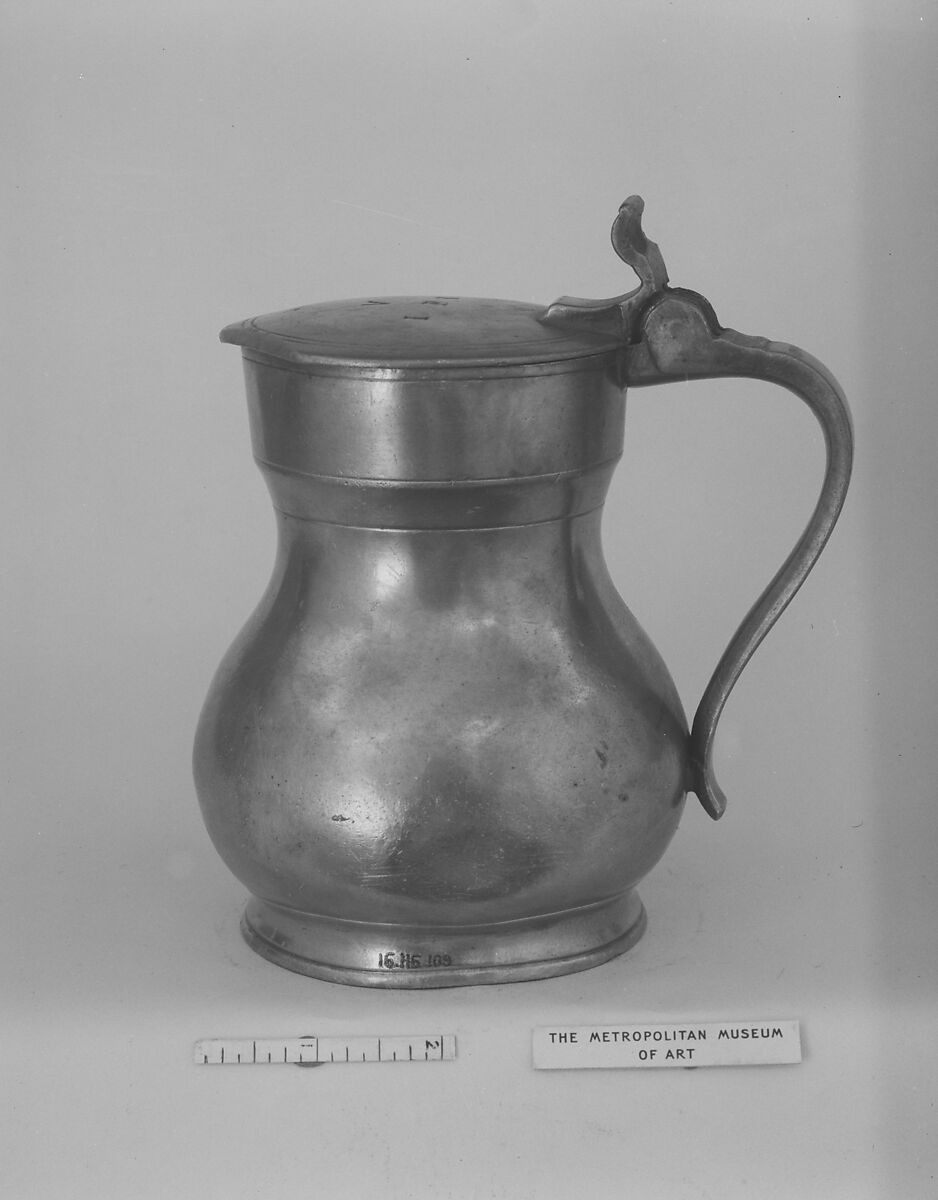 Tankard, Pewter, Flemish 