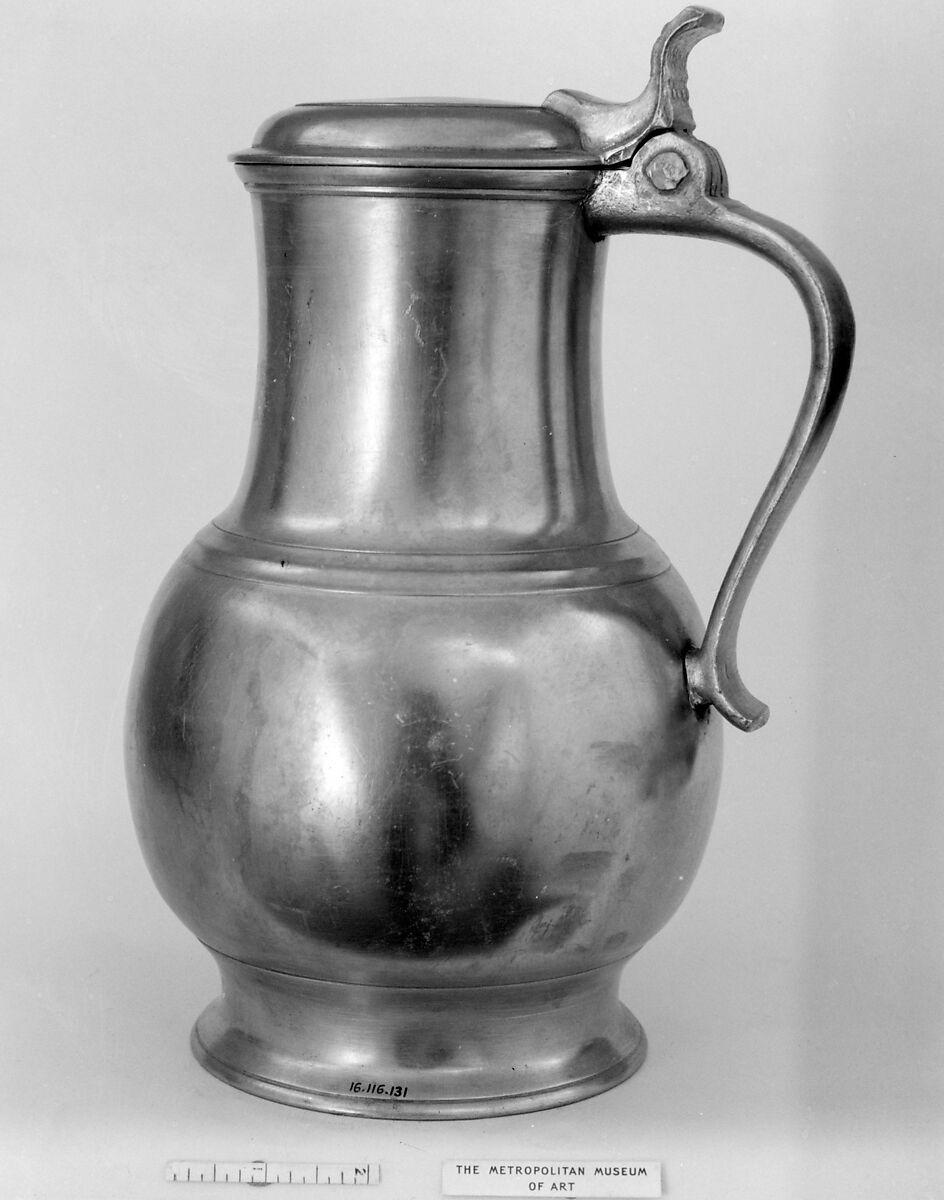 Flagon, Pewter, Dutch 