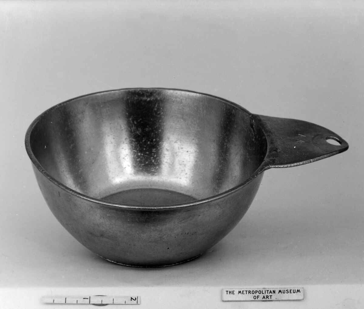 Broth bowl, Pewter, Flemish or French 