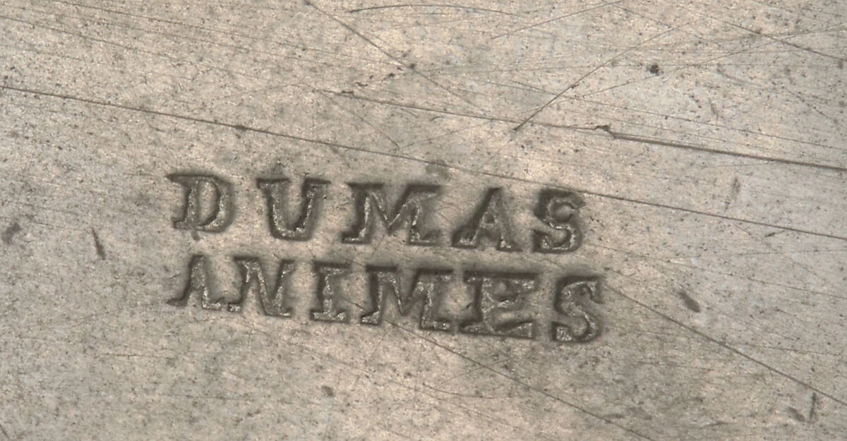 Milk or water pot (dourne), possibly Antoine Dumas (French, active 1808), Pewter, French, Nimes