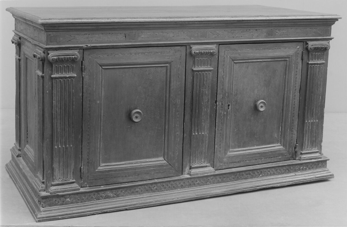 Sacristy cupboard, Walnut, Italian, Tuscany 