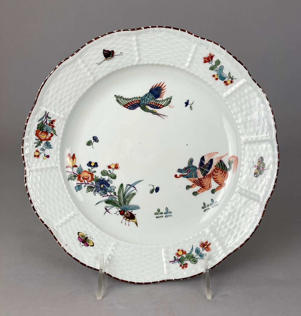 Plate, Meissen Manufactory (German, 1710–present), Hard-paste porcelain, German, Meissen 